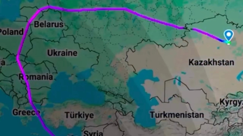 Израиль президенті Қазақстанға Түркия әуе кеңістігін айналып ұшып келді