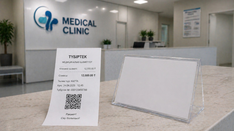 Енді медициналық қызметтерге төлем жасағанда түбіртекте ЖСН көрсетілуі мүмкін