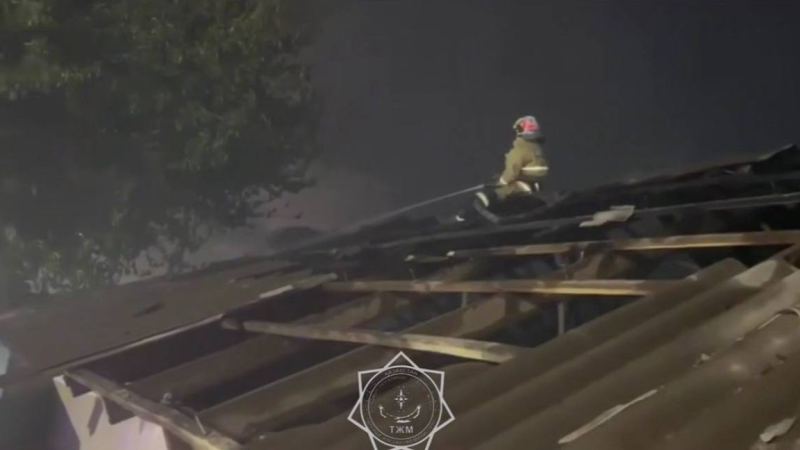 شىمكەنتتە تۇرعىن ٷيدەن ٶرت شىقتى
