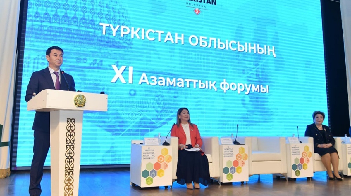 Түркістан облысы әкімі қоғамдық ұйымдармен бірлесіп, үлкен іс тындыруға болатынын айтты