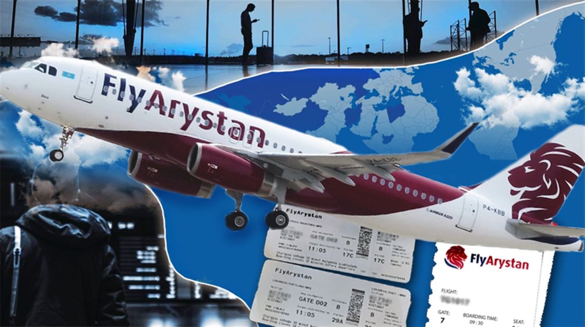 "بالالارعا جەڭٸلدٸك بەرمەگەن". جولاۋشىلاردىڭ FlyArystan-عا نارازىلىعى كٷشەيٸپ بارادى