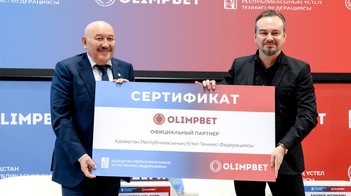 Olımpbet قازاقستاندا ٷستەل تەننيسٸنە قولداۋ كٶرسەتەدٸ