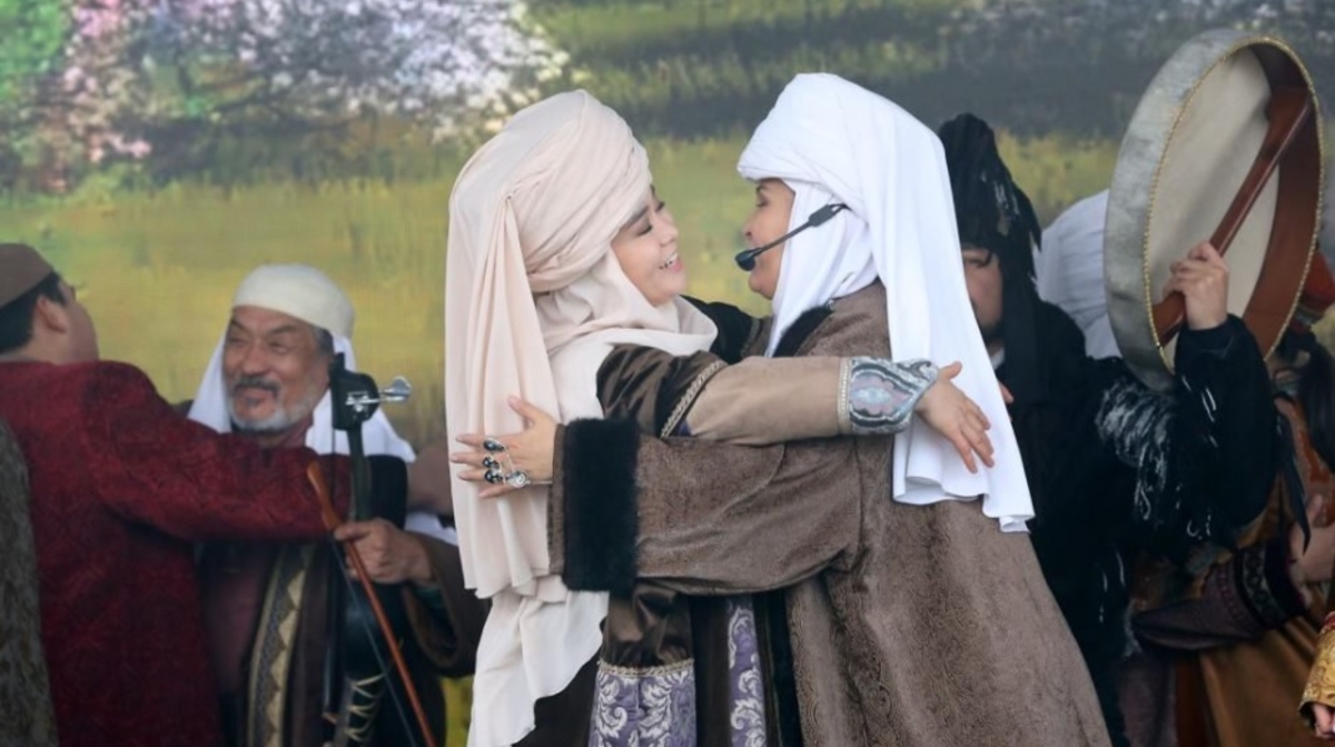 الماتىدا كٶك-تٶبەدە «كٶرٸسۋ كٷنٸ» مەرەكەسٸ تويلاندى