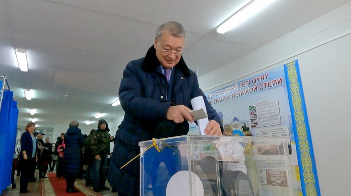 Akim VKO progolosoval na vyborah Prezidenta – 2022