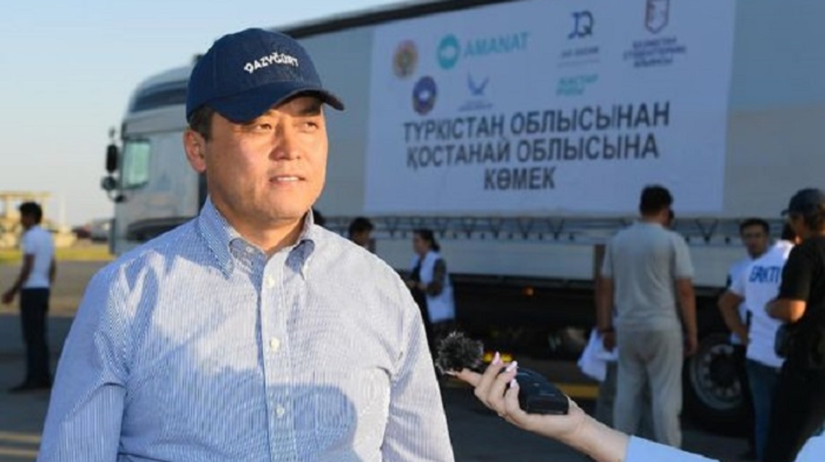 Түркістаннан Қостанайға 72 тонна гуманитарлық көмек жөнелтілді