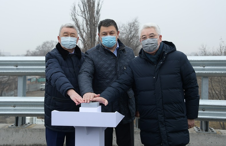 «Алматы - Бішкек» автожолының «Алтын Орда» базары маңындағы учаскесі іске қосылды
