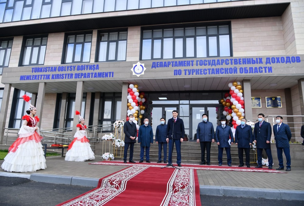 Түркістанда салықшылардың  жаңа ғимараты ашылды