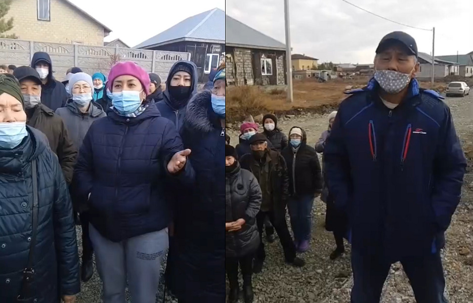 "Qashanǵy shydaimyz?!". Elorda irgesindegi Talapker aýylynyń turǵyndary bas kóterdi
