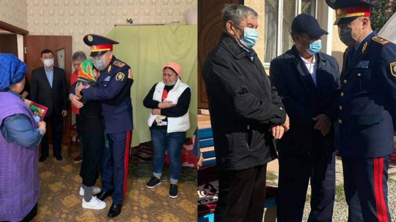 Almatydaǵy atys: marqum politseilerdiń otbasyna baspana beriledi