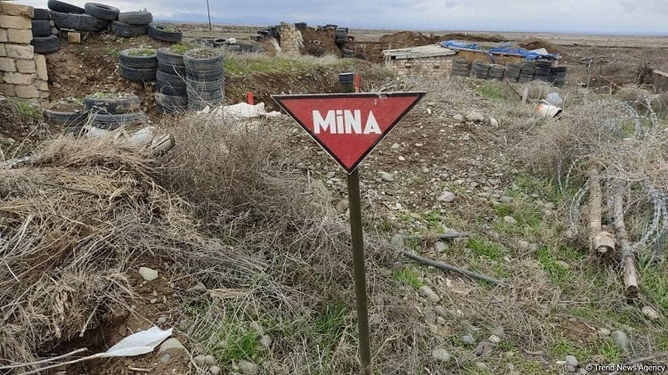 Ázirbaijan 15 tutqyndy jasyrylǵan mina kórsetetin kartaǵa aiyrbastady