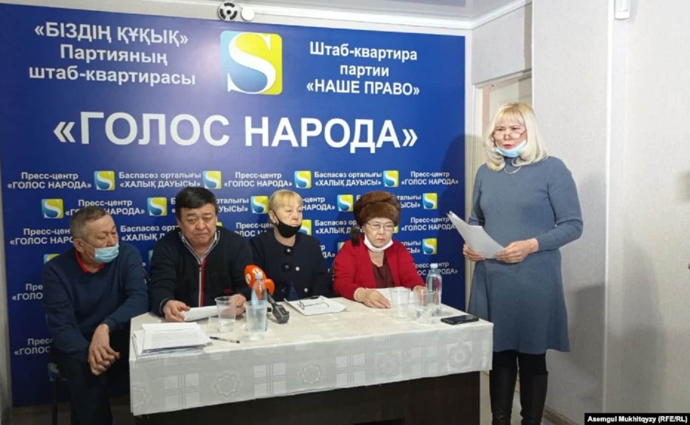 "Nur Otanǵa" sanktsiia salyńyzdar". Belsendiler Batystan kómek suraýda