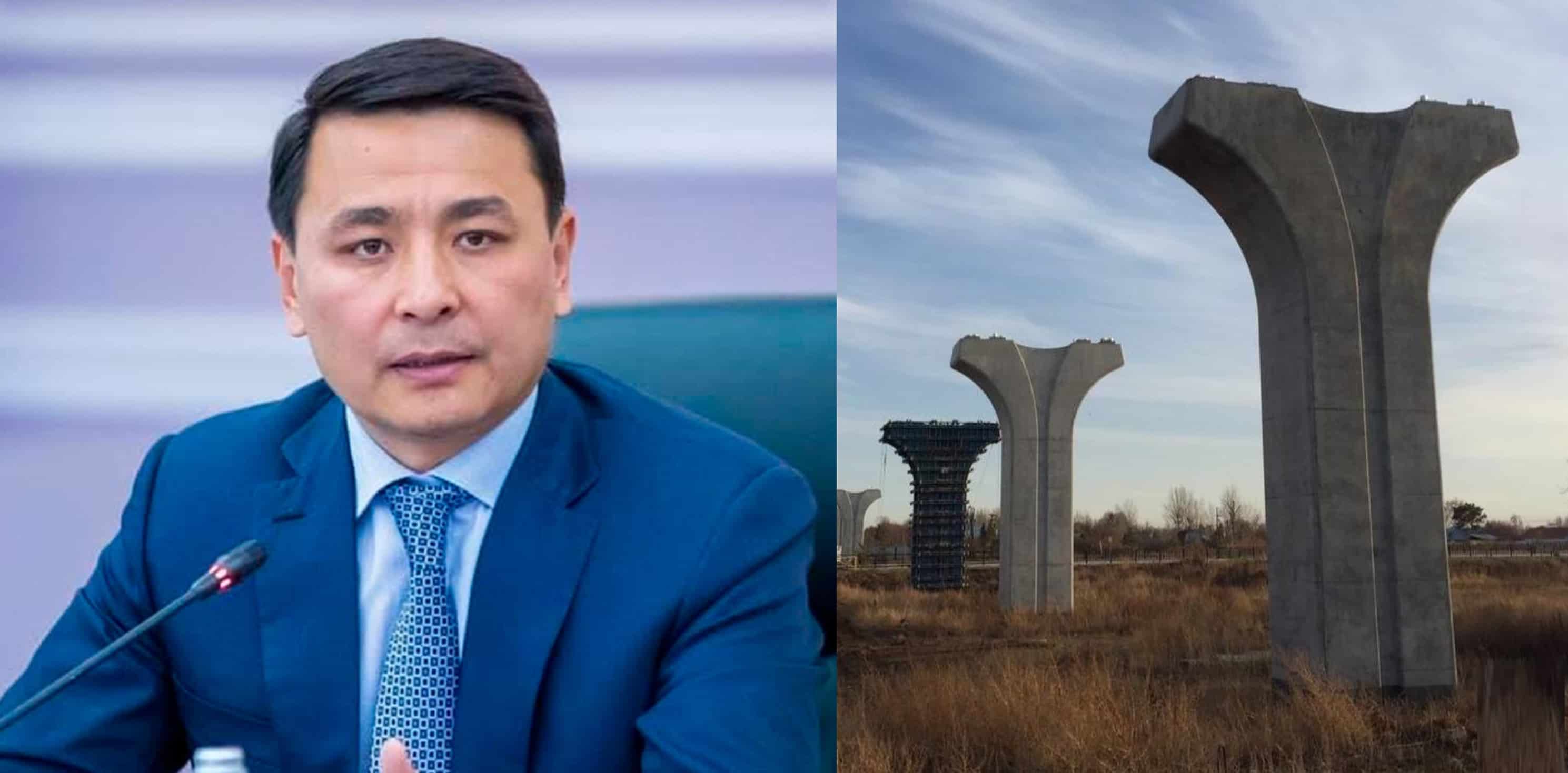 Kólginov LRT qurylysyna qatysty saýalǵa jaýap berdi