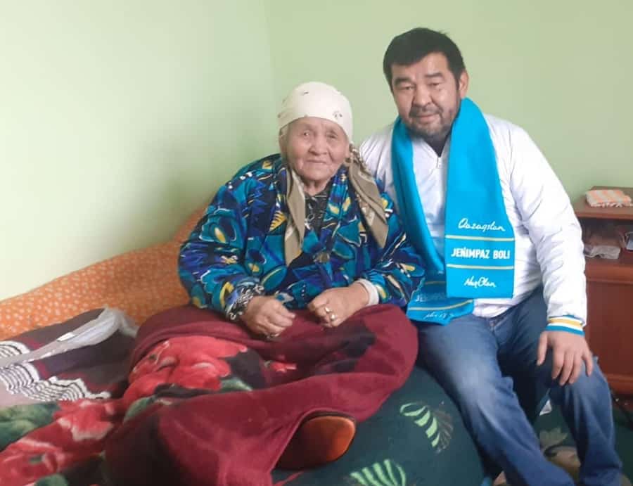Kanvassing is sharasy batyr ananyń úiinde ótti