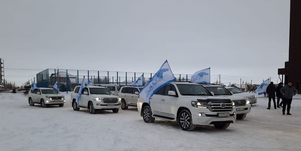 «Aq jol» partiiasy uiymdastyrǵan avtosherý elimizdi tutastai qamtydy