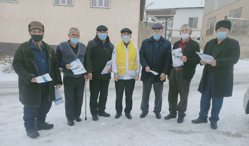 Sairamdyq Nur Otan belsendileri aýdannyń 100 paiyz gazben qamtylýyna muryndyq bolýda