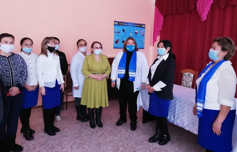 Мәжіліске үміткер «Nur Otan» партиясының кандидаттары Жарма ауданы халқымен кездесті