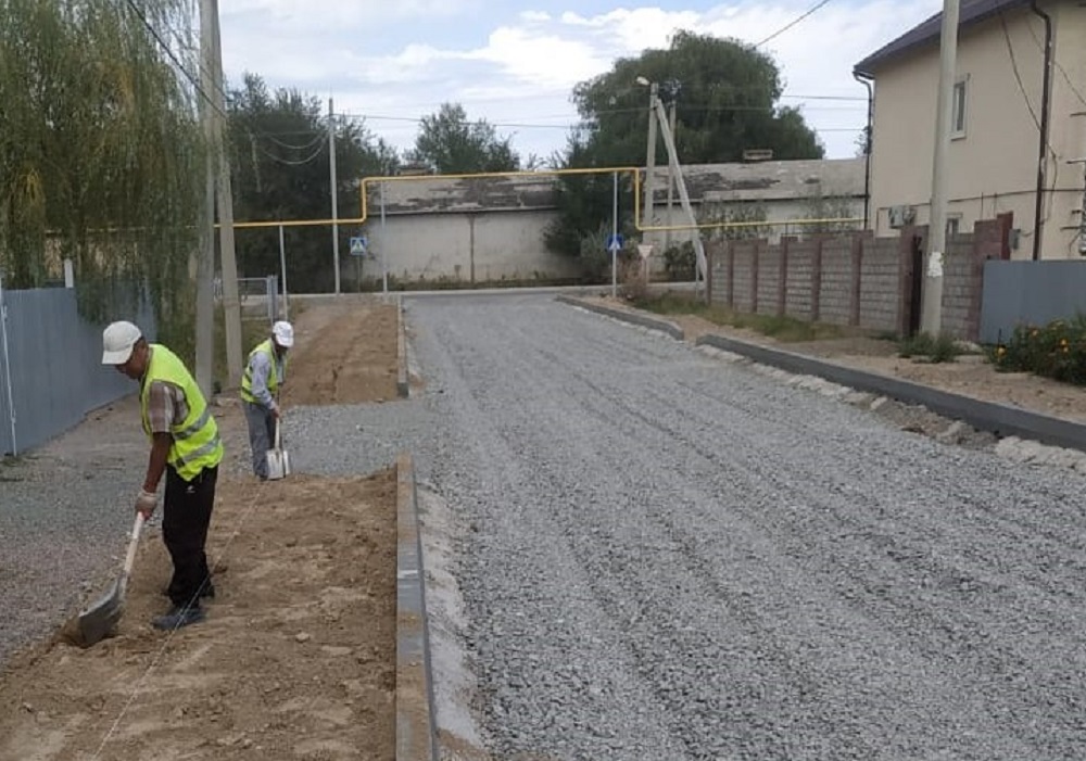 Qapshaǵai qalasynda 12 kóshe jóndeledi