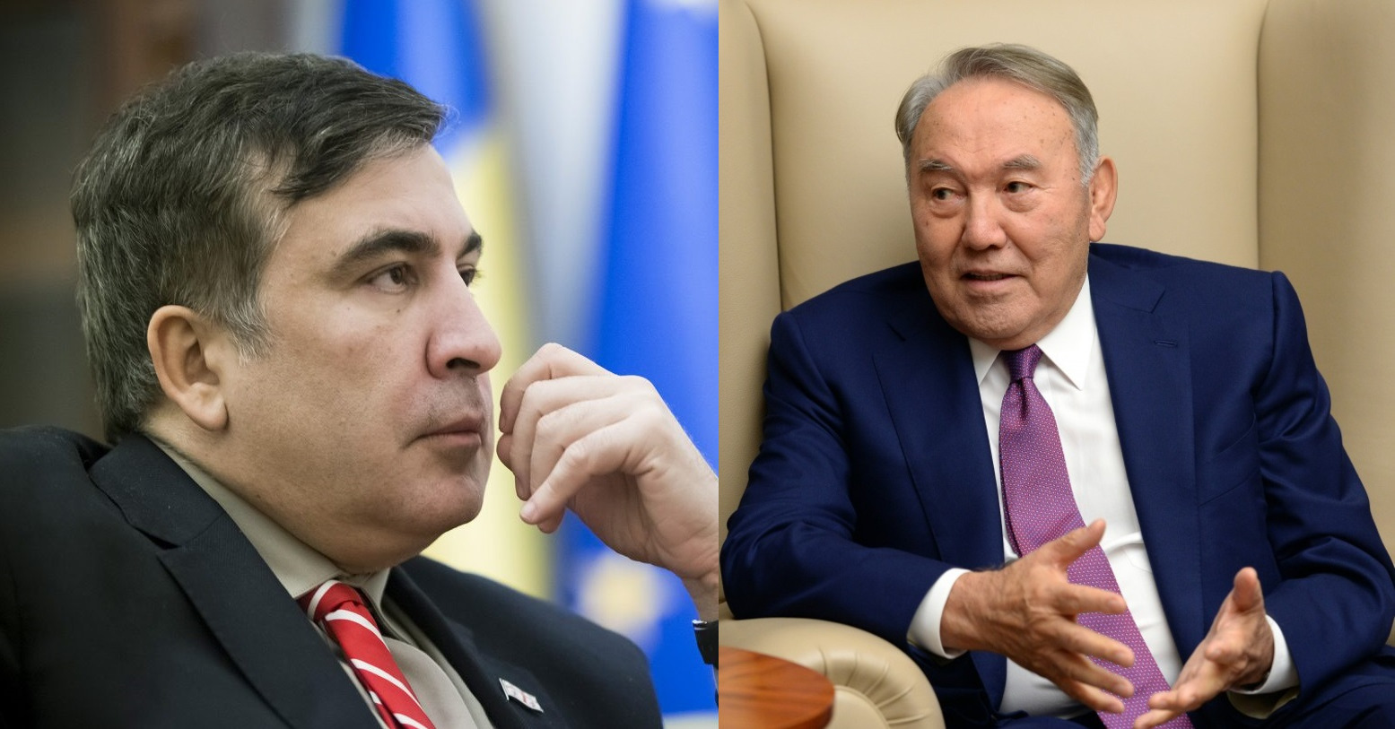 "Onyń úsh qasieti bar". Saakashvili Nazarbaevqa qandai baǵa berdi?