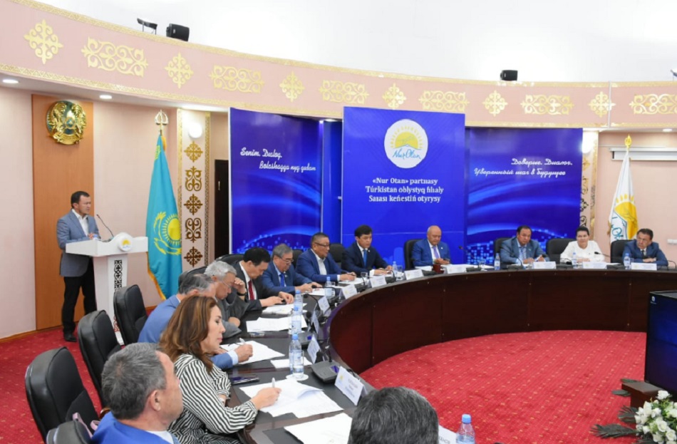 ٶ.شٶكەەۆ «Nur Otan» پارتيياسى فيليالى جۇمىسىنىڭ 7 باعىتىن اتادى