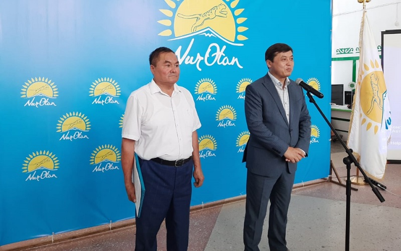Túrkistan. «Nur Otan» partiiasy «Eńbek» baǵdarlamasymen óńirdi aralaýdy bastady