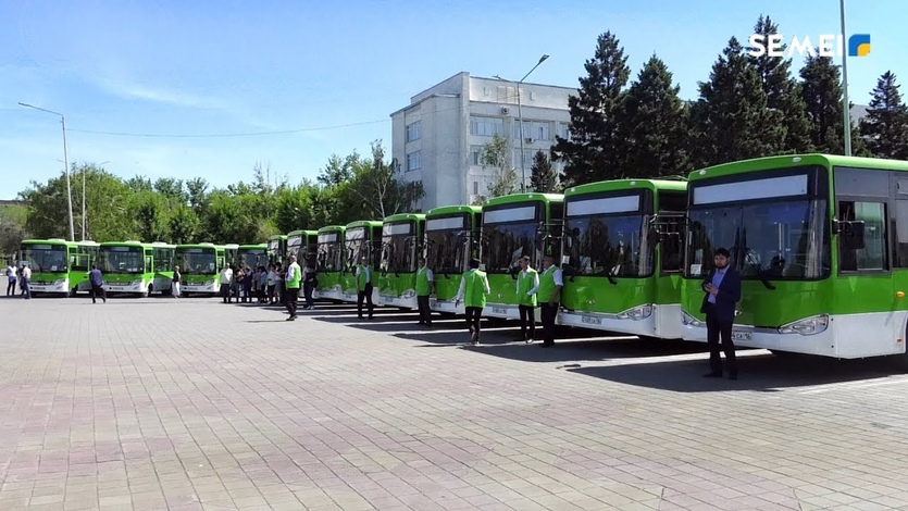 Семейдегі автобустардың 90 пайызы жаңарады