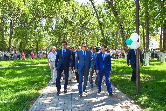ОҚО-да Астана күні қарсаңында саябақ ашылды