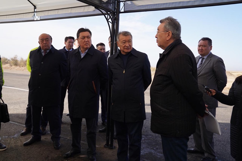 Мәмин Аягөздегі жол құрылысымен танысты