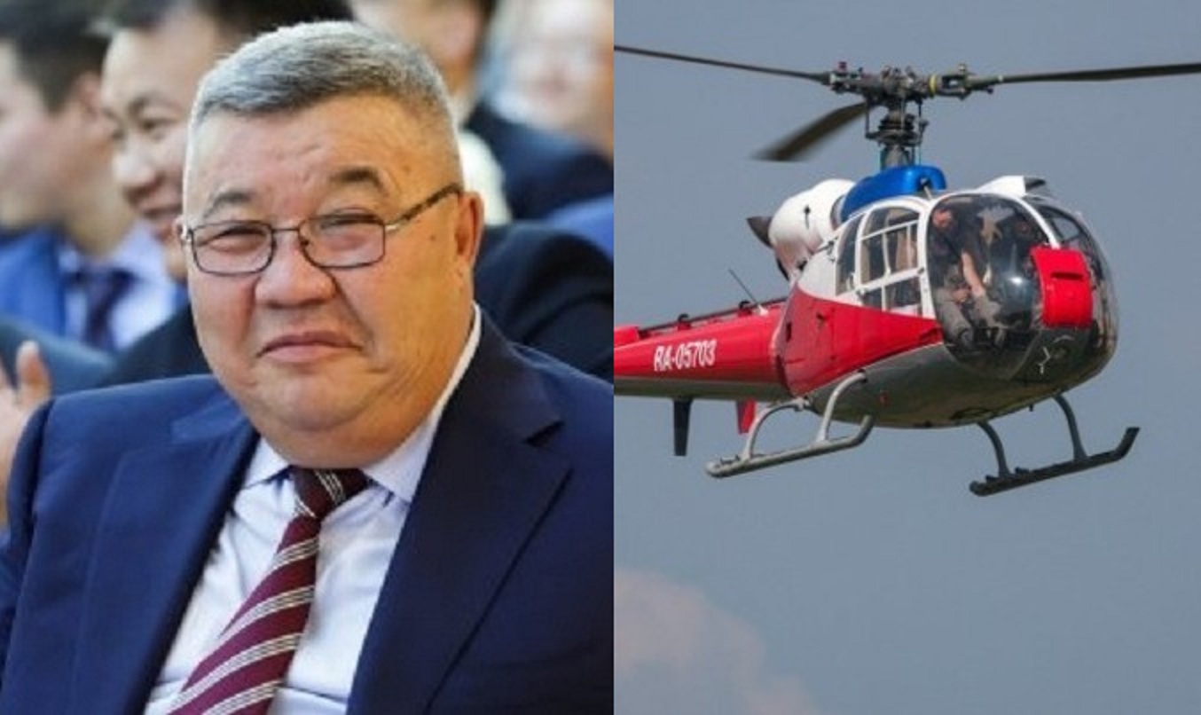 ШҚО-да Тұрлыхановтарға тиесілі тікұшақ құлады
