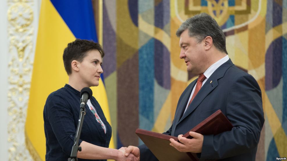 Poroshenko: "Savchenkodan keiin Qyrym men Donbasty da qaitaramyz"