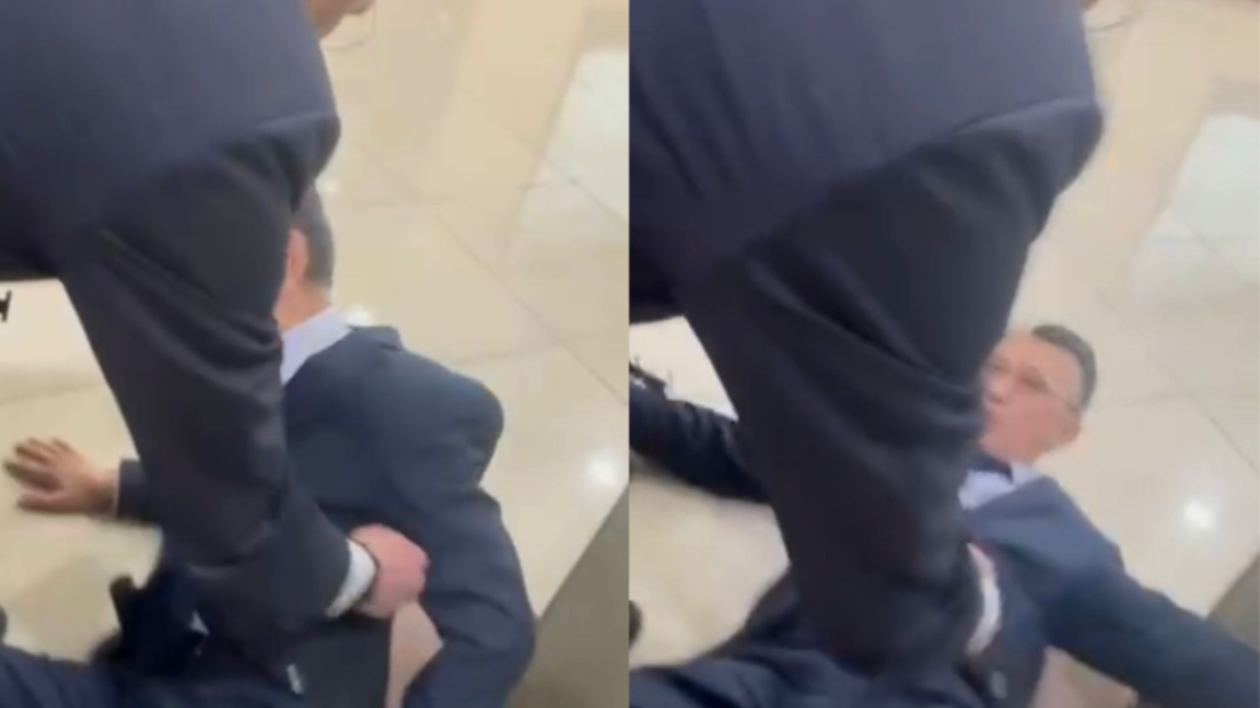 باس پروكۋروردىڭ ورىنباسارى شىنداليەۆتٸڭ كٶمەكشٸسٸ جۋرناليستەردەن قاشامىن دەپ شالقاسىنان قۇلادى
