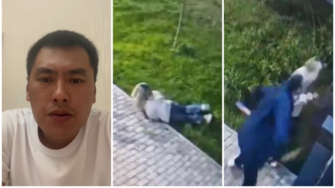 "قىزعاندىم". الماتىدا بۇرىنعى ەيەلٸن اياۋسىز ۇرعان ەر ادام كەشٸرٸم سۇرادى