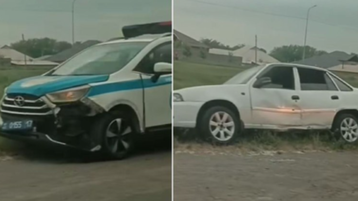 Shymkentte bireýdiń kóligin urlap ketken adam politseilerge soqtyǵysty