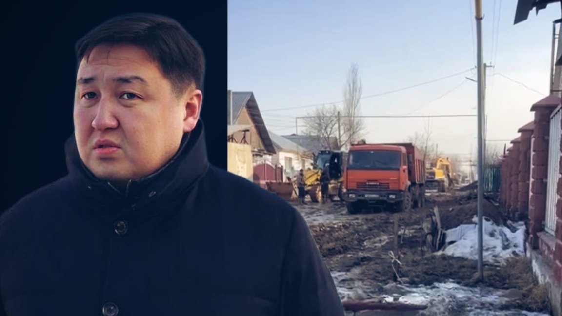 "Ákim qaida qarap otyr?".  Jelide Almatydaǵy adam kórgisiz, mi batpaq joldardyń videosy taraýda