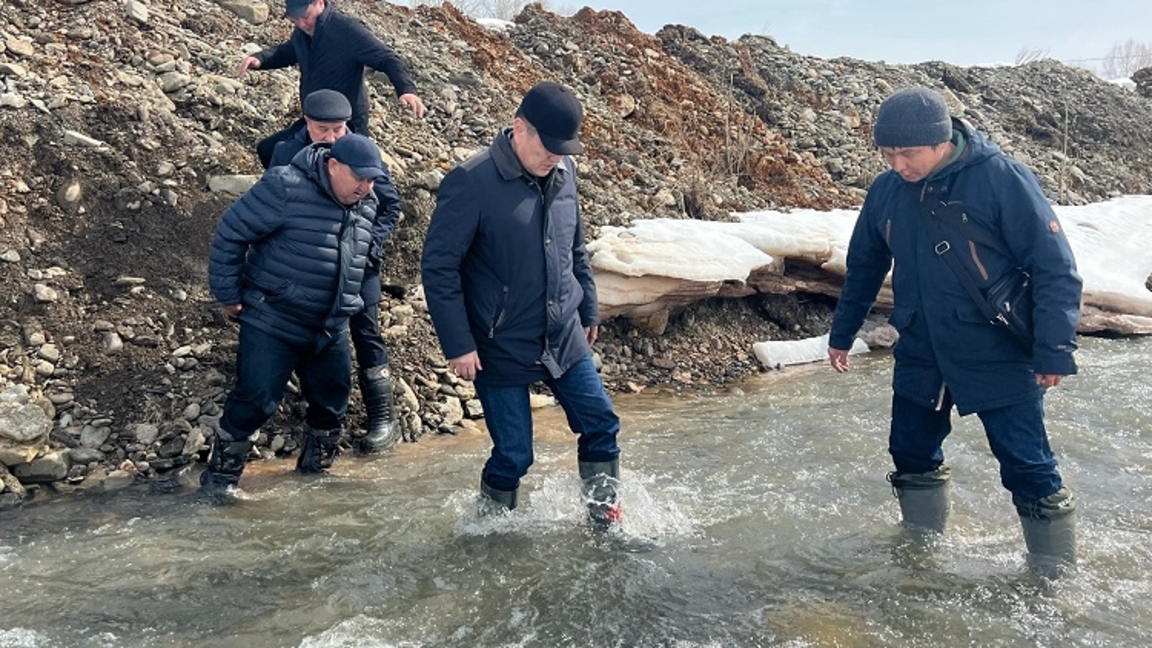 ШҚО әкімі су тасқыны қаупі жоғары аймақтарды мониторингтен өткізді