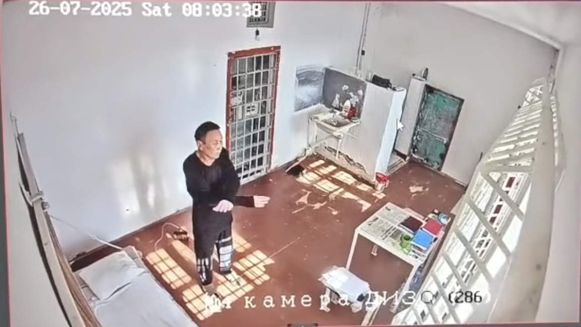 مارات جىلانباەۆتىڭ تٷرمەدەگٸ ۆيدەوسى جارييالاندى