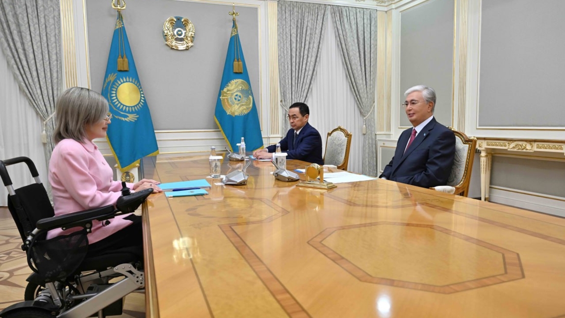 Toqaev Adam quqyqtary jónindegi ýákildiń Astana qalasy boiynsha ókilin qabyldady