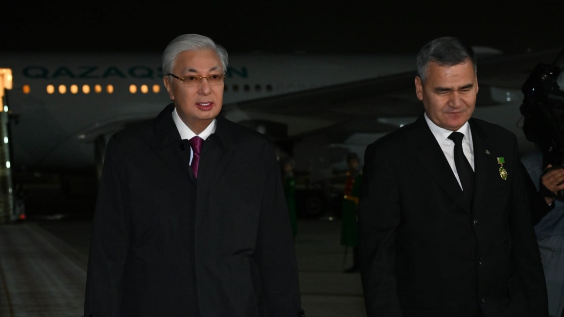 Toqaev Ashhabad qalasyna bardy
