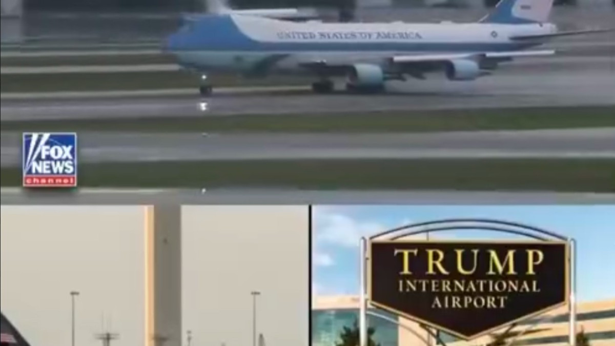 Флоридадағы Палм-Бич халықаралық әуежайына Дональд Трамптың есімі берілді