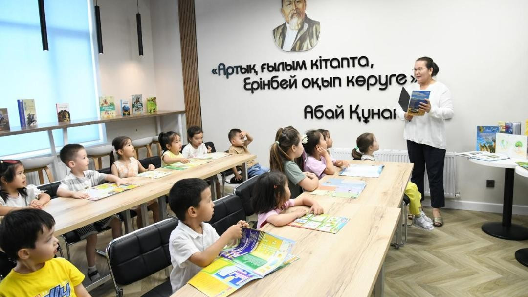 Елордадағы кітапханада мектепке дейінгі балаларға арналған экосағат өтті