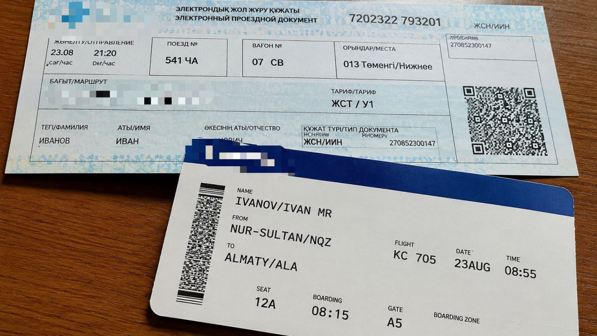 Неліктен Қазақстанда пойыз билеттері кейде ұшақ билеттерінен қымбат болады?