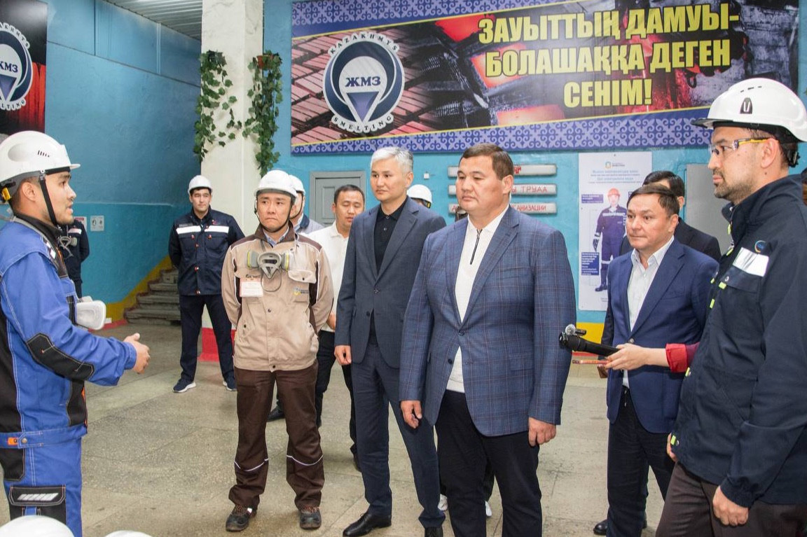 Премьер-министрдің бірінші орынбасары Нұрлыбек Нәлібаев Ұлытау облысындағы “Қазақмыс” жобаларымен танысты