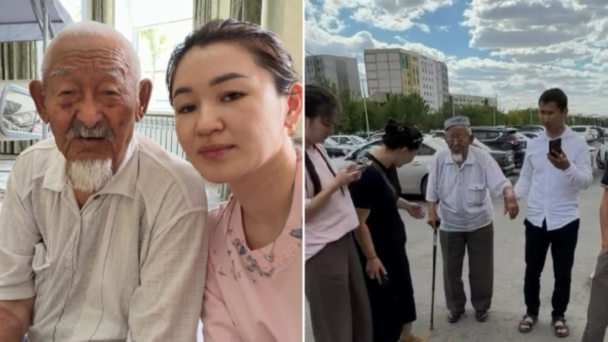 "Мендей қорлық көрмеңдер": Ұлынан зәбір көрген қарияны немересі қамқорлығына алды