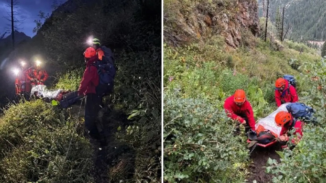 Алматы облысының тауында тас құлап, турист ауыр жарақат алды