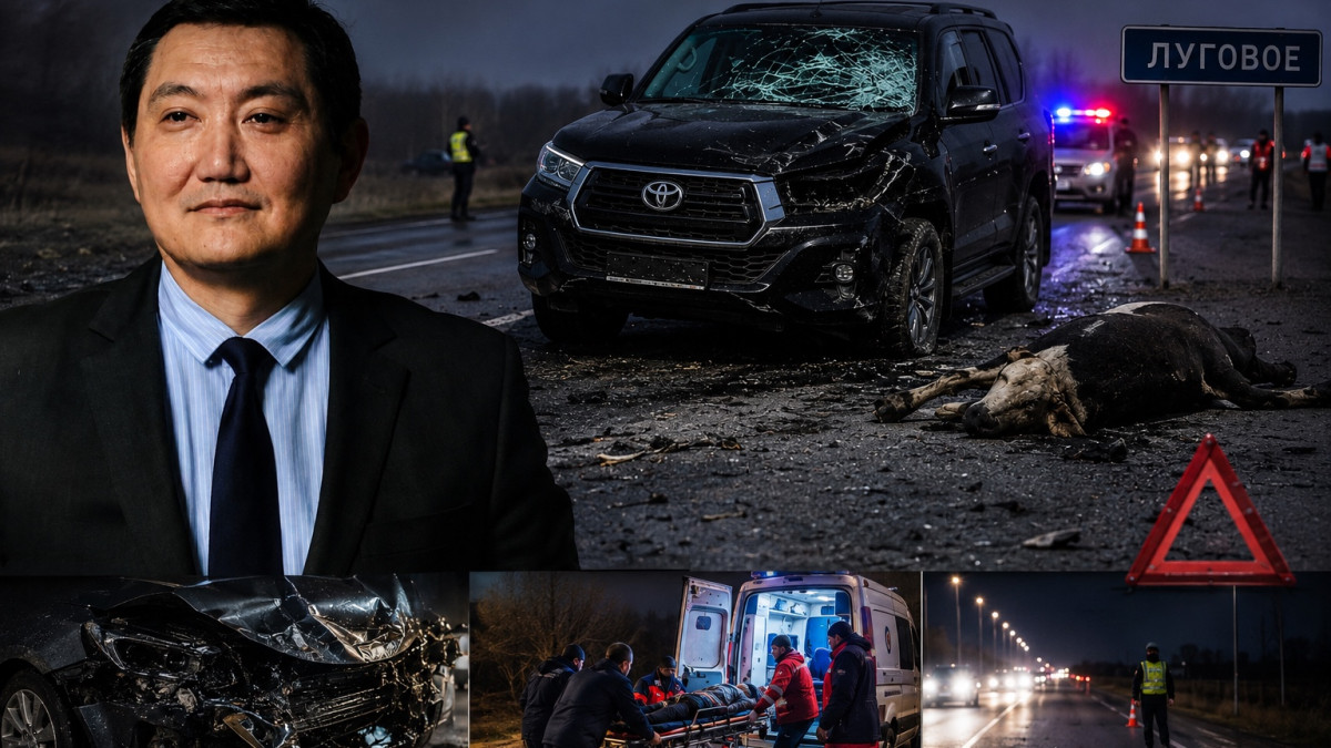 Жамбыл облысында экс-депутат Бақытжан Базарбек мінген Toyota көлігі адамды қағып кетті