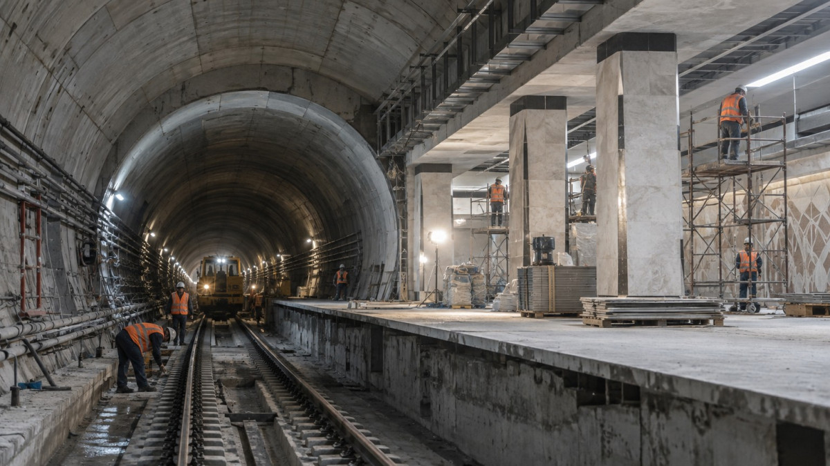 Алматыда тағы бір метро бекетінің құрылысы басталды