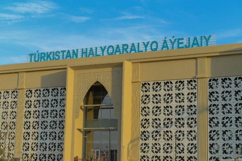 Түркістан халықаралық әуежайынан 14 бағытта рейстер қатынауда