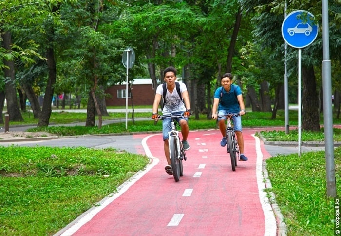 2030 жылы Алматыда велосипед жолдарының ұзындығы 262,8 шақырымға дейін жетеді