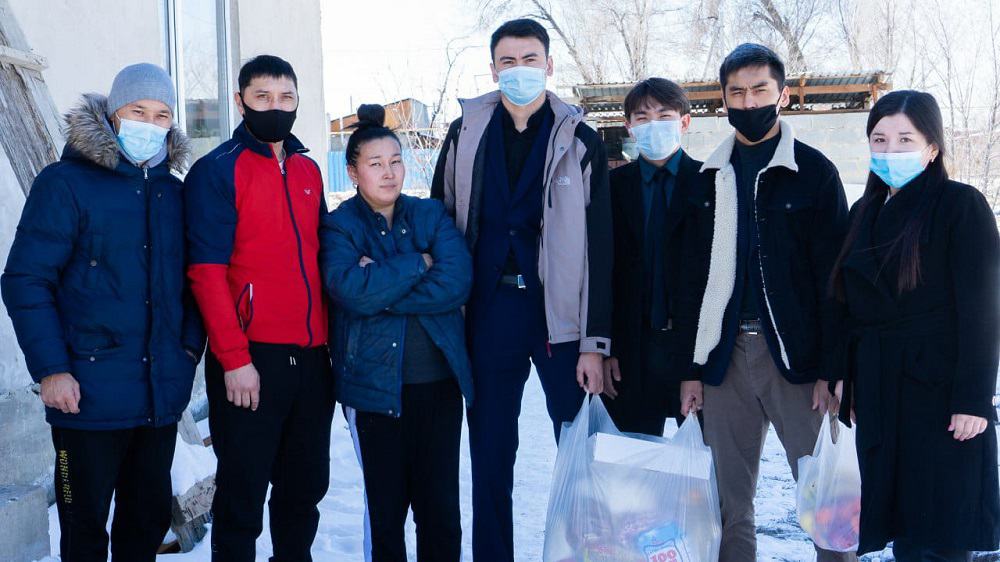 Алматы облысында көпбалалы отбасыларға көмек көрсетілді