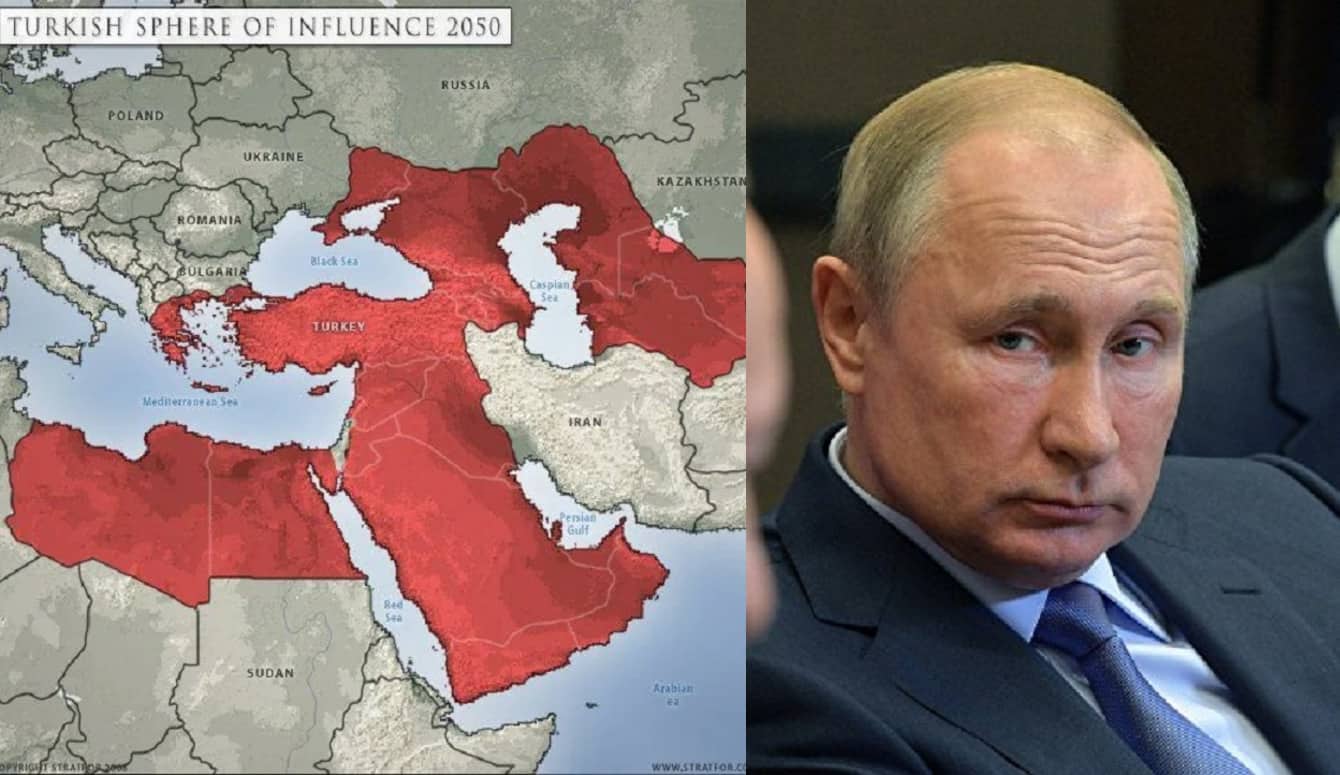 2050-де Түркия осындай болады. "Атышулы" карта Путиннің зәресін ұшырды