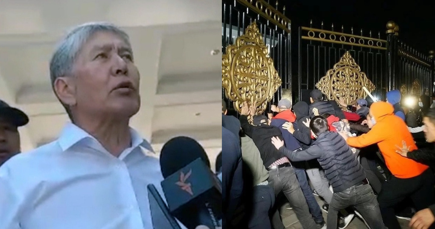 Митингке шыққандар абақтыдағы Атамбаевты босатып алды (видео)
